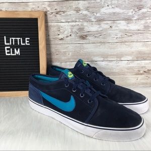 nike toki low blue